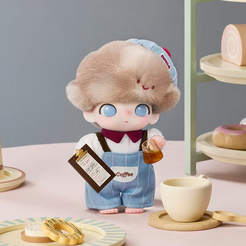 POP MART Dimoo Crush On Coffee Plush Series Hanging Card Dolls