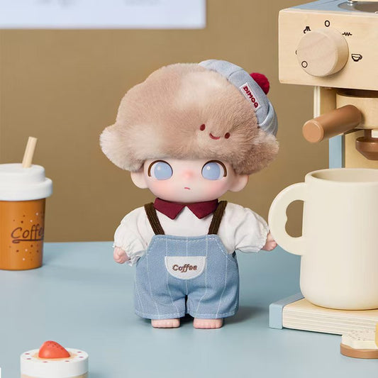 POP MART Dimoo Crush On Coffee Plush Series Hanging Card Dolls
