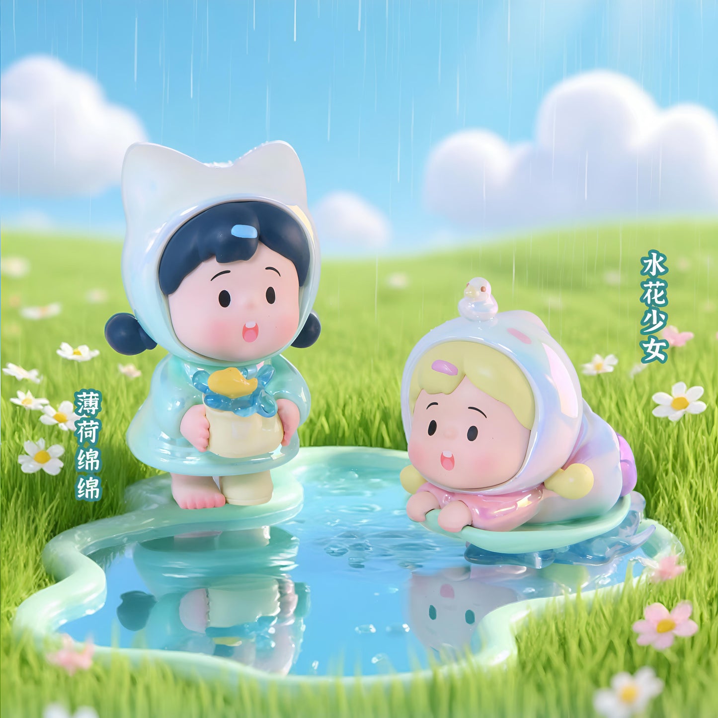 HAHAMAKI - The Melody Of Rain Mini Series toy surprise box Dolls