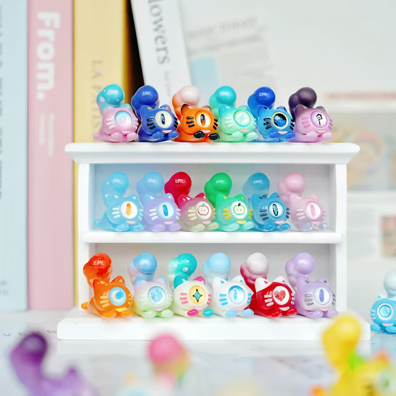 【4 pcs】Downy Pranky Paradise Minibean Series toy surprise box Dolls