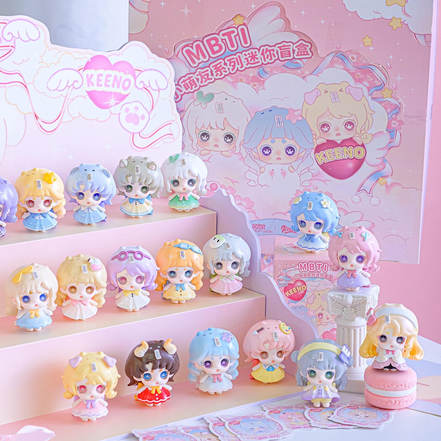 Keeno MBTI Little Friends Minibean Series toy surprise box Dolls