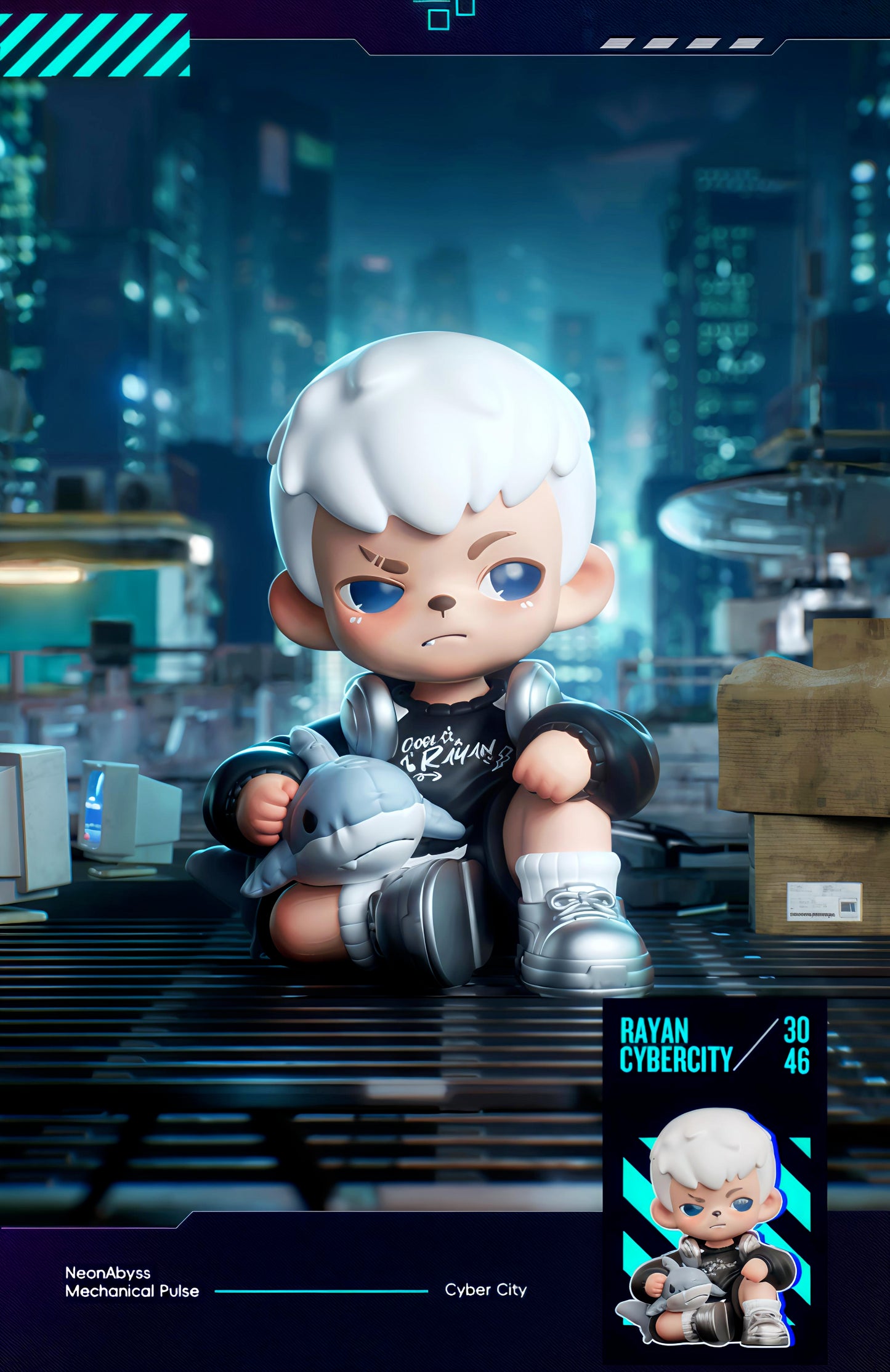 【pre-order】Rayan 3046 Cyber Punk Limited-time series toy Dolls