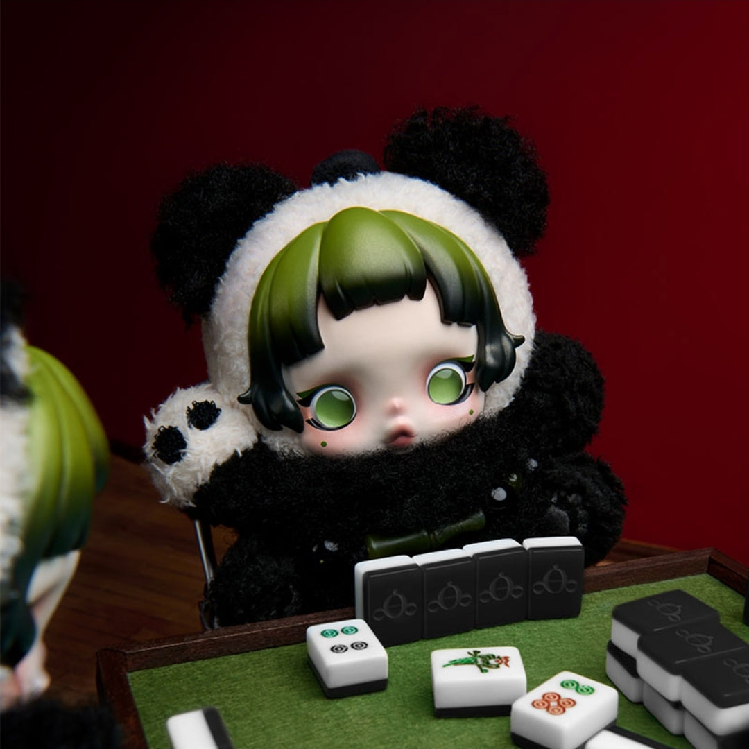 POP MART Skullpanda Lazy Panda Plush Series Hanging Card Dolls