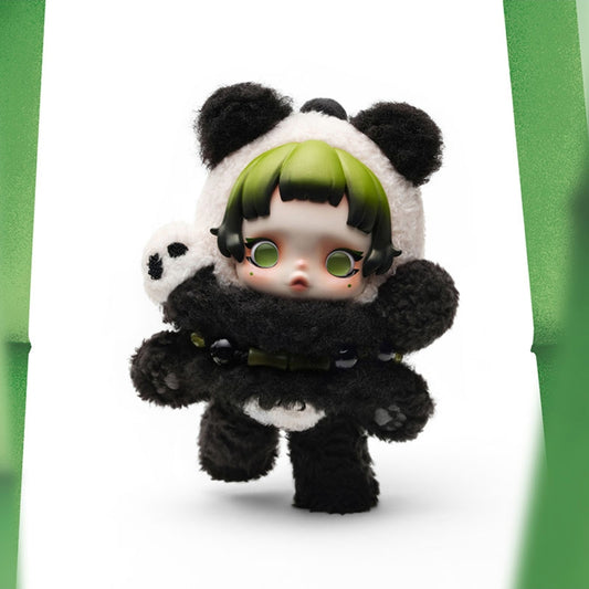 POP MART Skullpanda Lazy Panda Plush Series Hanging Card Dolls