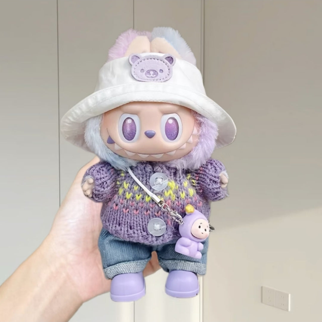 【pre order】Labubu&Skullpanda Plush Handmade Plush Clothes Series Dolls