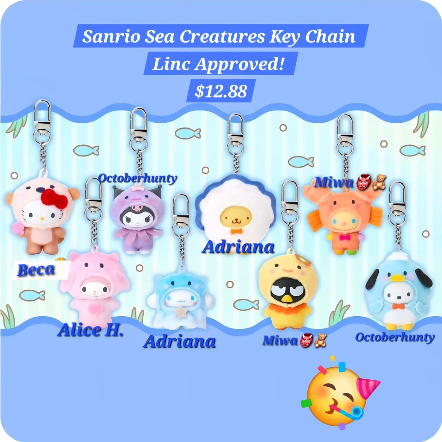 Sanrio Water Claim Party