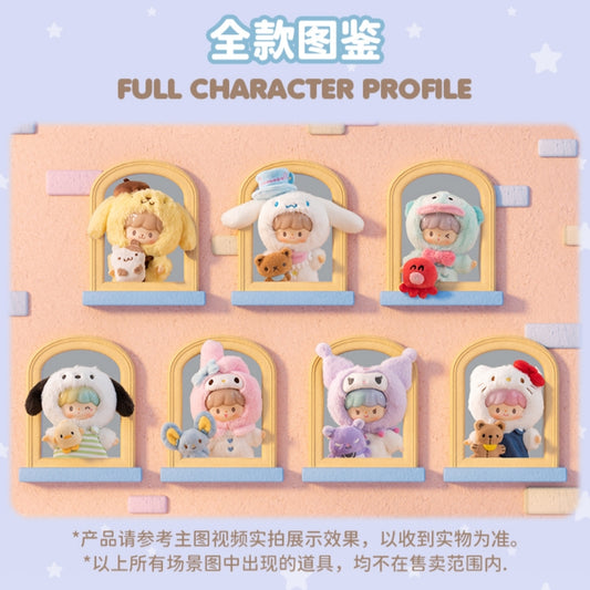 Zzoton Sanrio Love-League Buddies Plush Series toy surprise box Dolls