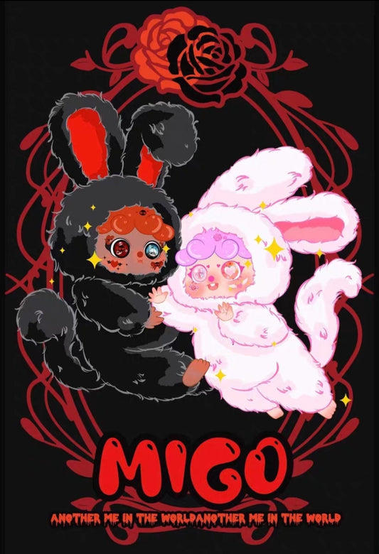 Migo Another Me Twin In The World Bunny 400% Limited Plush Dolls