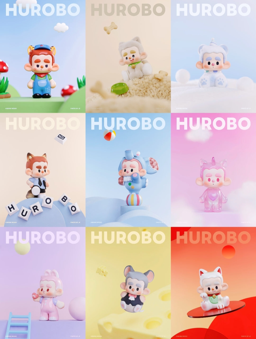 Hurobo Class Zoo Series toy surprise box Dolls