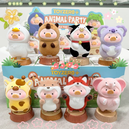 LULU Pig Animal Party Series toy surprise box Dolls