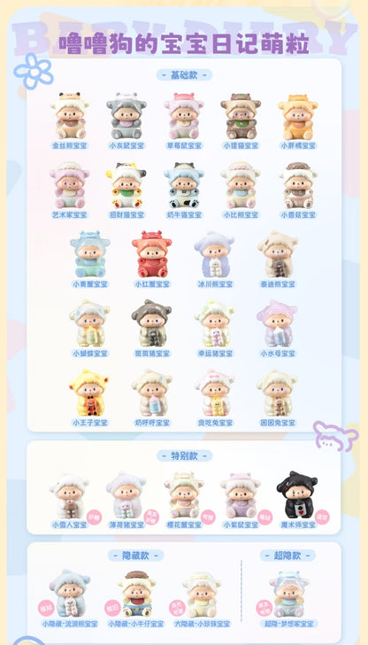 LULUDOG Baby Diary Minibean Series toy surprise box Dolls