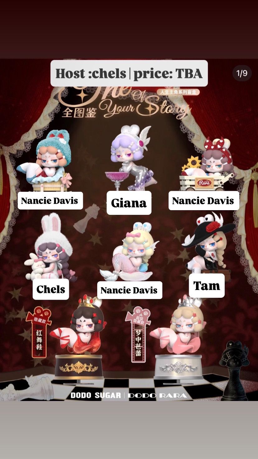 DODO RARA The Protagonist Of Your Story Series toy surprise box Dolls