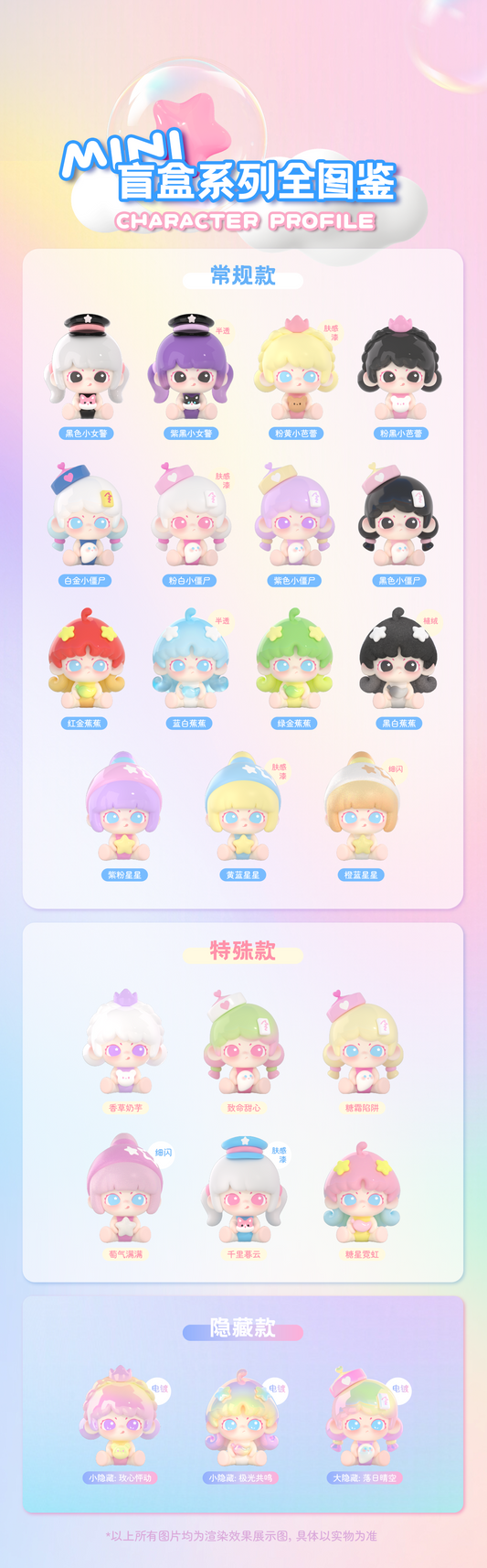 【2 pcs】Lancy Lulu Customize Colors Minibean Series toy surprise box Dolls