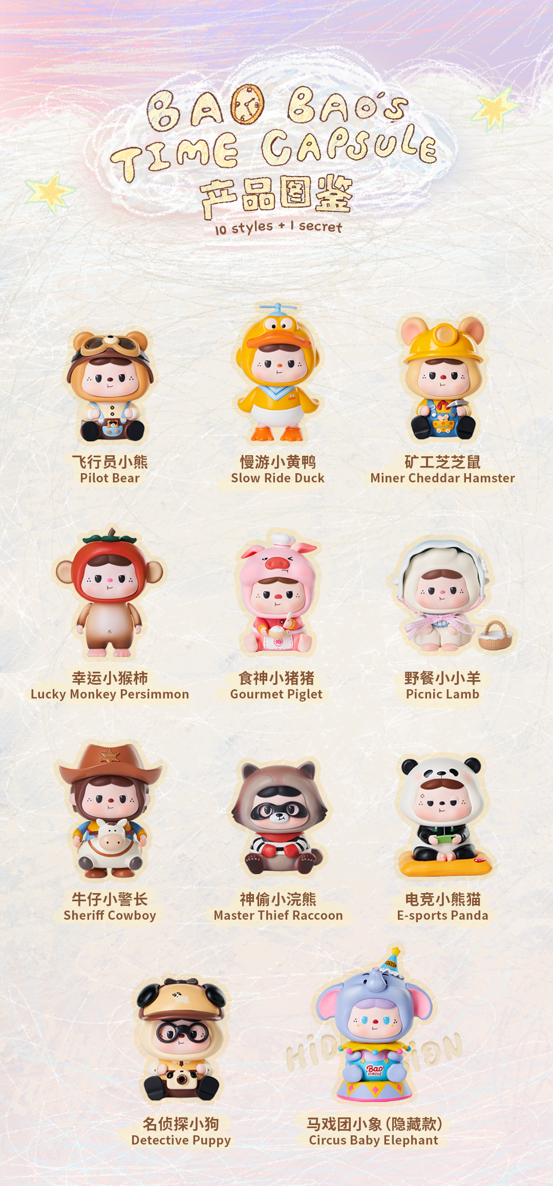 Bao Bao's Time Capsule Series toy surprise box Dolls
