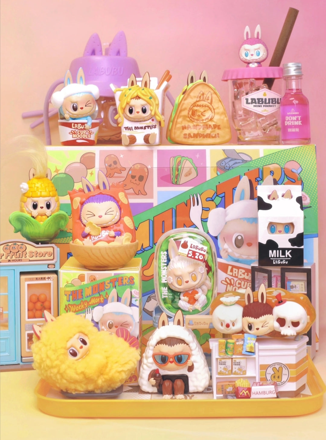 POP MART Labubu Wacky Mart Series toy surprise box Dolls
