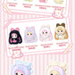 Nommi Baby Sweetheart Bunny Plush Series toy surprise box Dolls