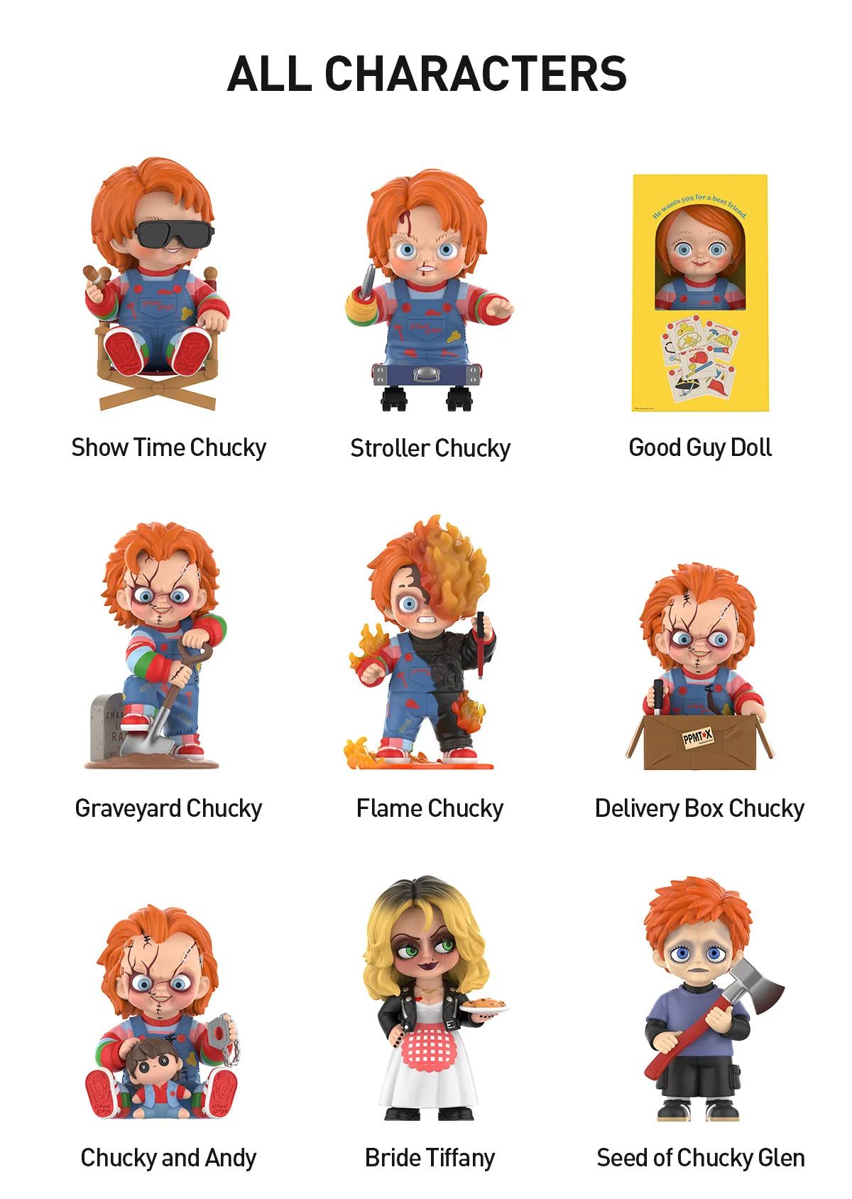 Chucky Franchies Series toy surprise box Dolls
