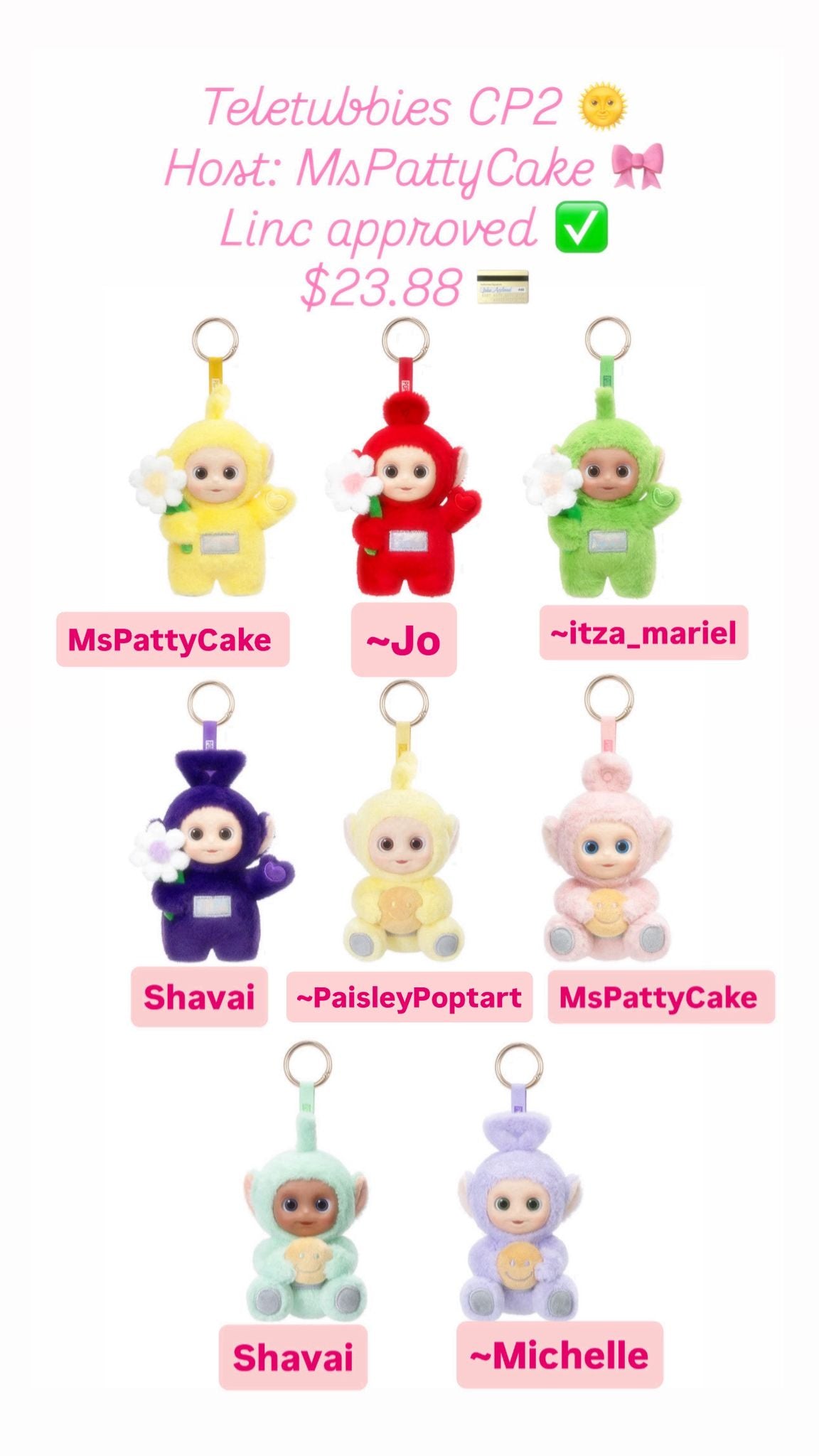 Teletubbies "Say Hello" Plush Series toy surprise box Dolls
