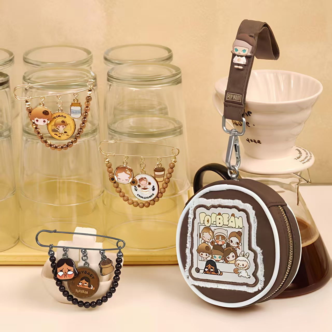 【preorder】POP MART Coffee Factory Storage bag Series toy surprise box Dolls
