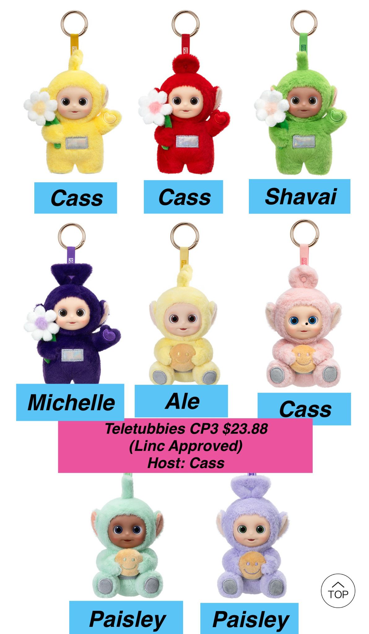 Teletubbies "Say Hello" Plush Series toy surprise box Dolls