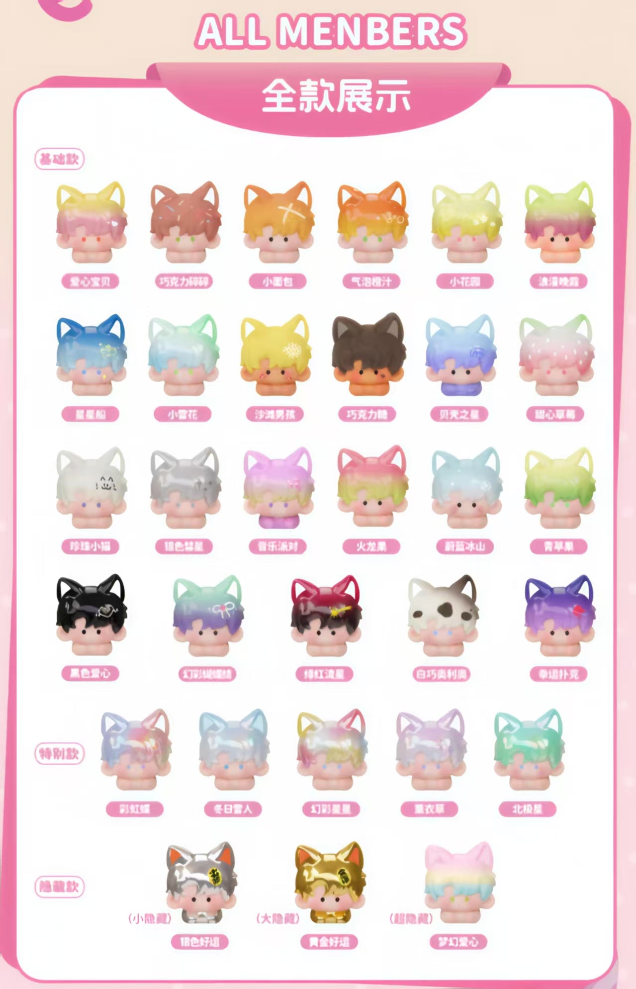 Yuta Puppy Baby Minibean Series toy surprise box Dolls