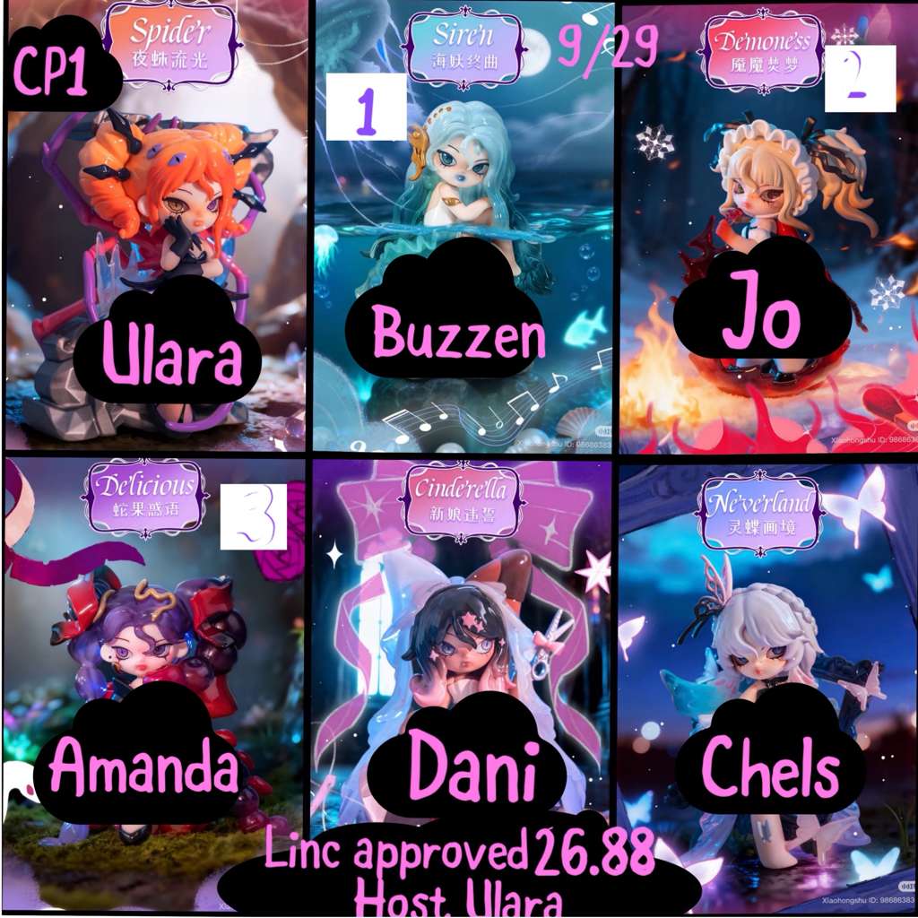 Nono Sova Nightmare Lullaby Series toy surprise box Dolls