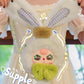Baby Three Lucky Rabbit Zipper Bag Plush Series toy surprise box Dolls