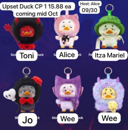 Upset Duck Colorful Player Series Claim Party