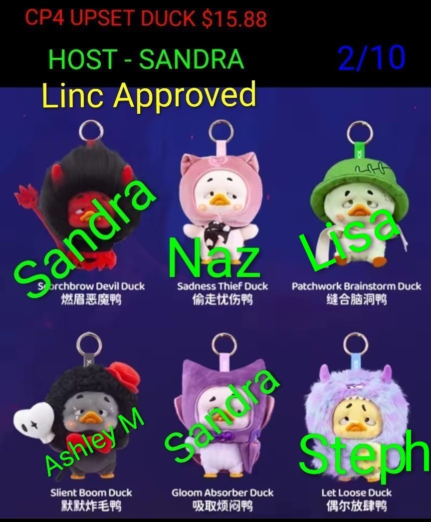 Upset Duck Colorful Player Series Claim Party