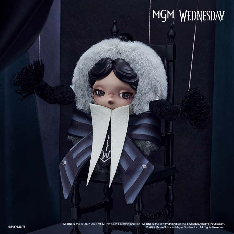 【preorder】POP MART × Wednesday Plush Series Hanging Card Dolls (Nevermore Academy Uniform Version)