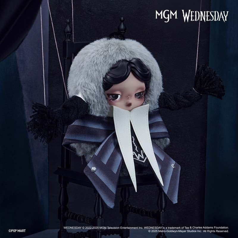 【preorder】POP MART × Wednesday Plush Series Hanging Card Dolls (Nevermore Academy Uniform Version)