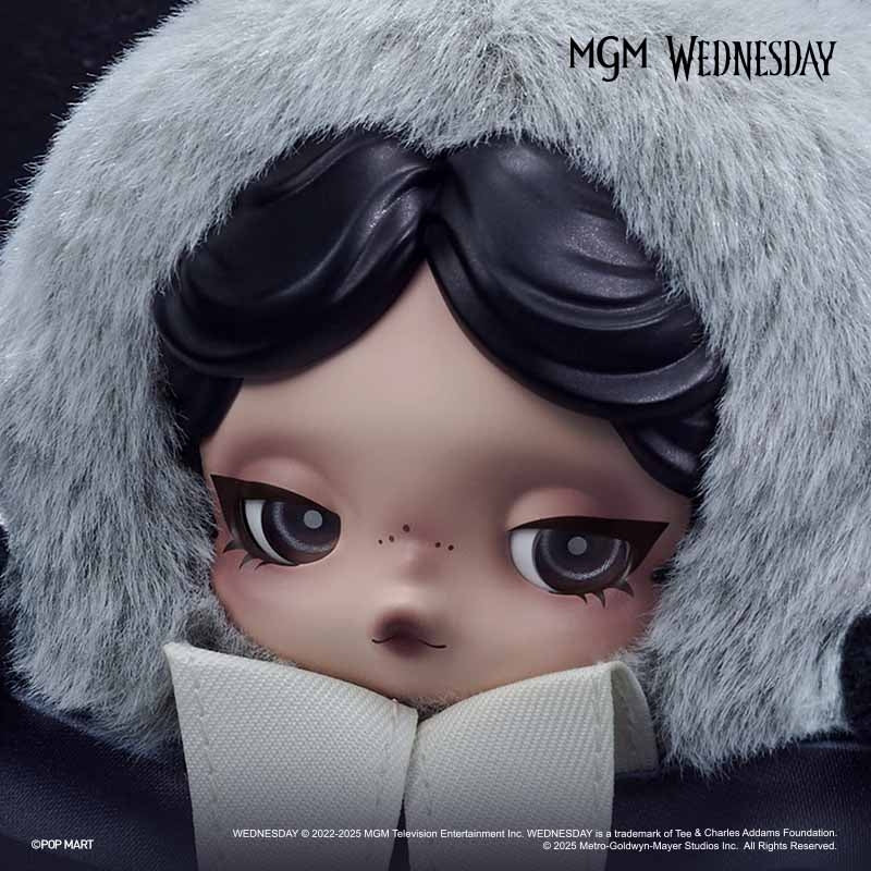 【preorder】POP MART × Wednesday Plush Series Hanging Card Dolls (Nevermore Academy Uniform Version)