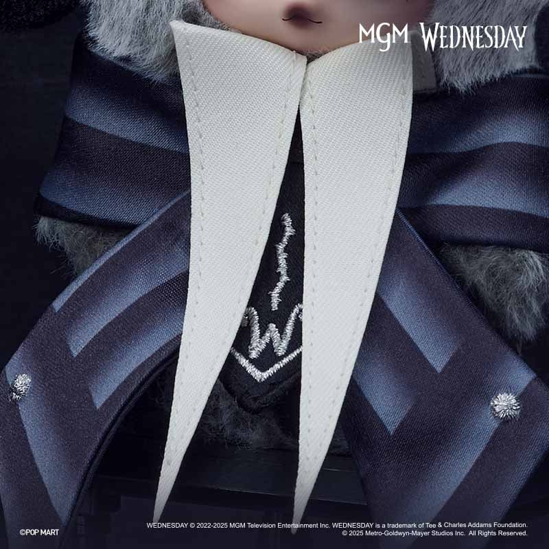 【preorder】POP MART × Wednesday Plush Series Hanging Card Dolls (Nevermore Academy Uniform Version)