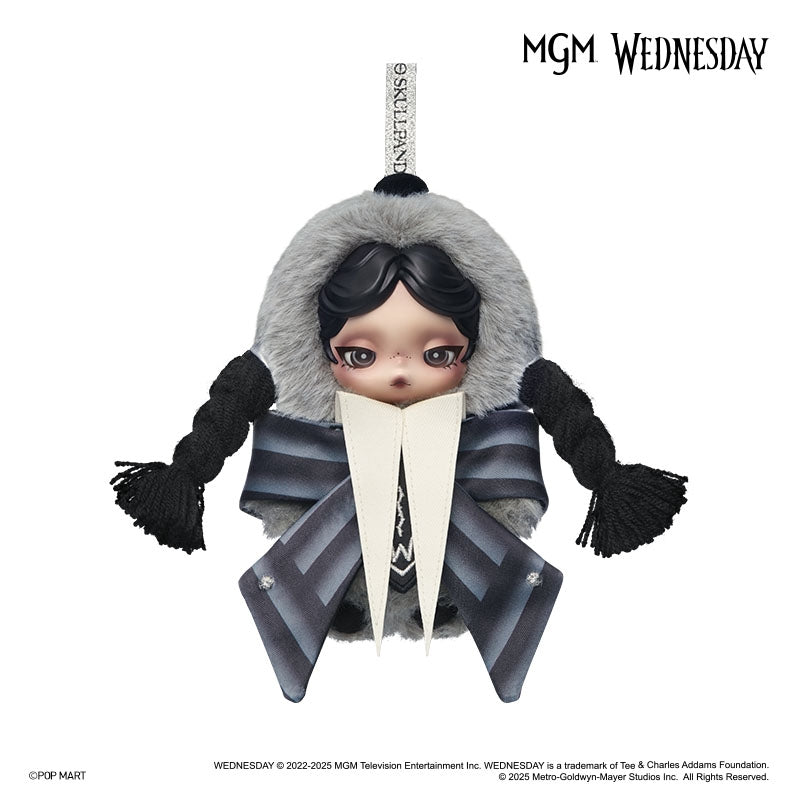 【preorder】POP MART × Wednesday Plush Series Hanging Card Dolls (Nevermore Academy Uniform Version)