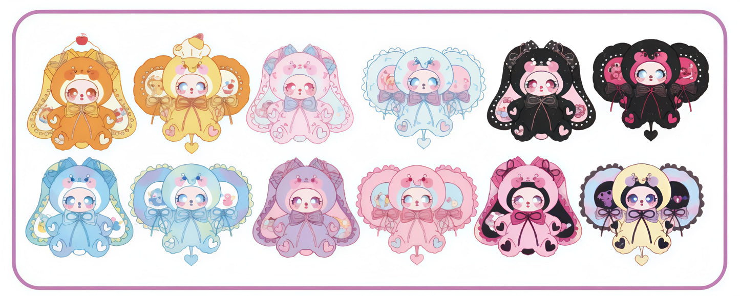 Liila Masquerade Party With My Girl 600% Plush Series toy surprise box Dolls