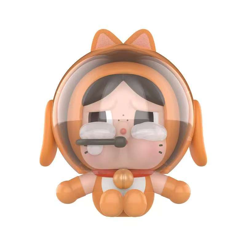 【Preorder】POP MART Crybaby Space Cat-Orange Hanging Card Dolls