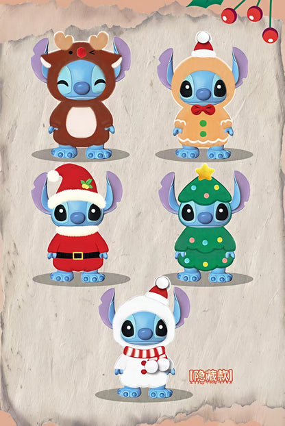 Stitch Christmas Dressed Series toy surprise box Dolls