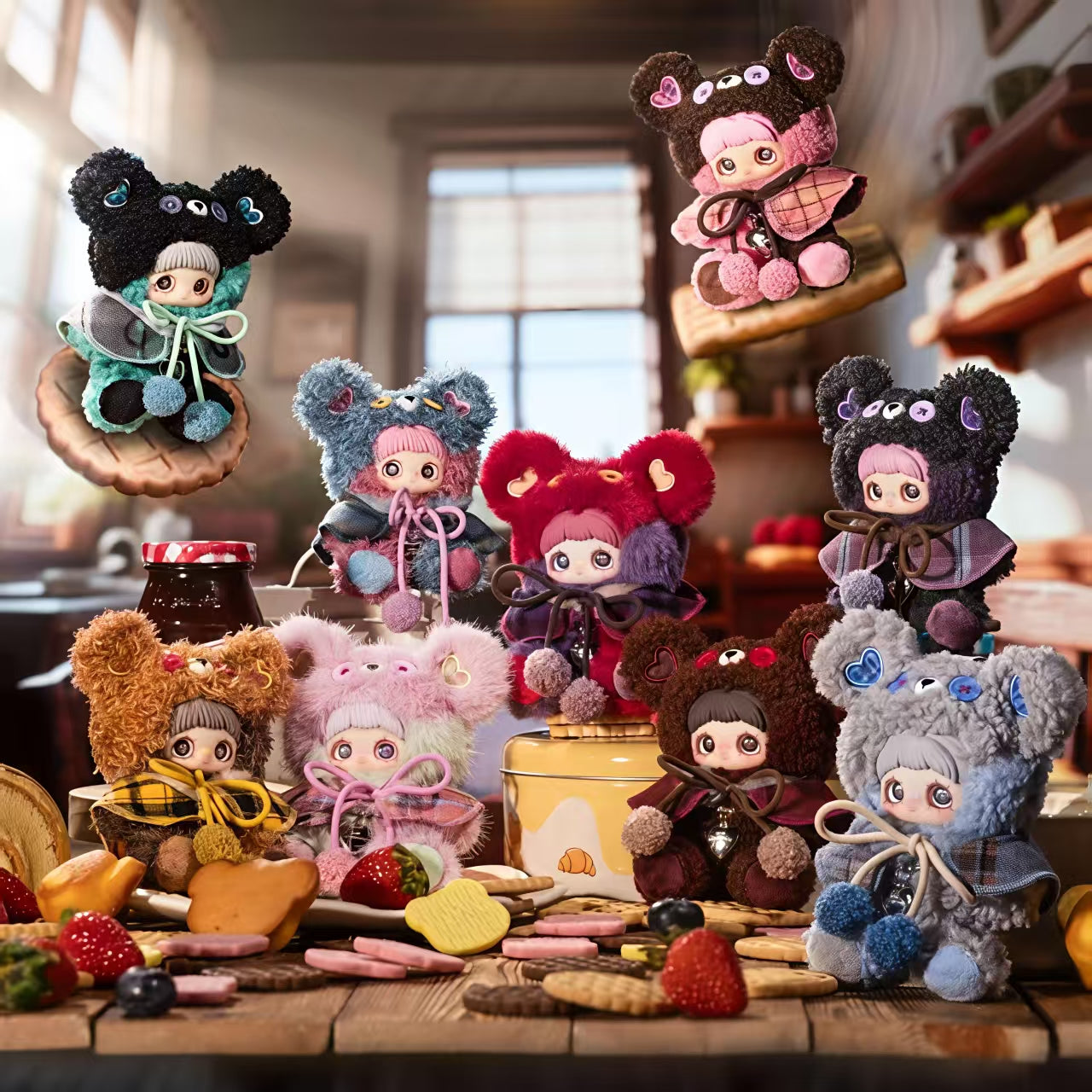 【preorder November 21】Maymei Tiny Bear Cookie Plush Series toy surprise box Dolls