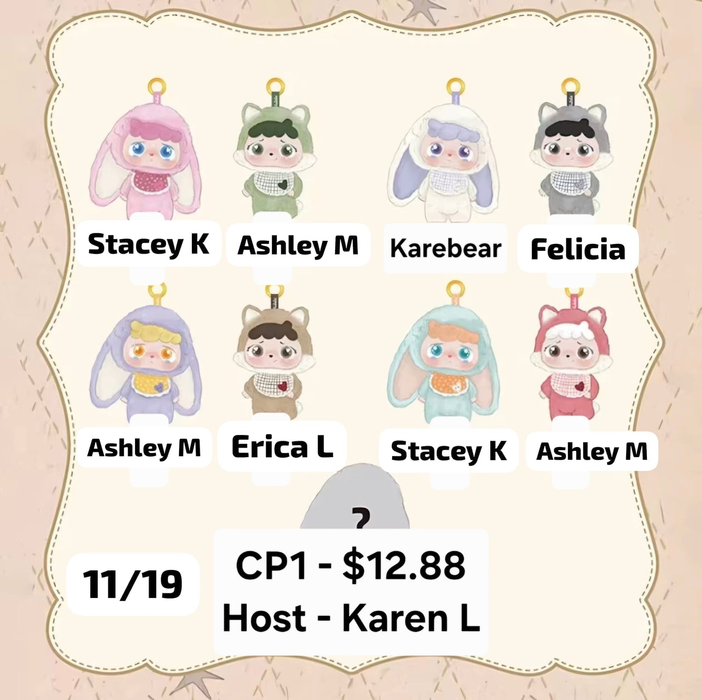 Mitutu & Hulala Goodbye Nightmare Plush Series Claim Party