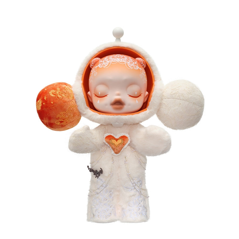 【preorder November 28th】POP MART SKULLPANDA Mega 400% White Moon Series Figurine Dolls
