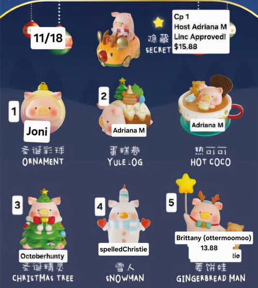 Lulu Pig Christmas Town Series Claim Party
