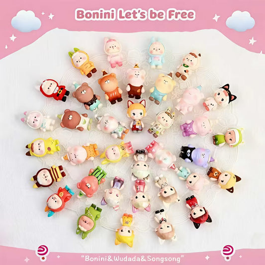 Bonini Let's Be Free Minibean Series toy surprise box Dolls