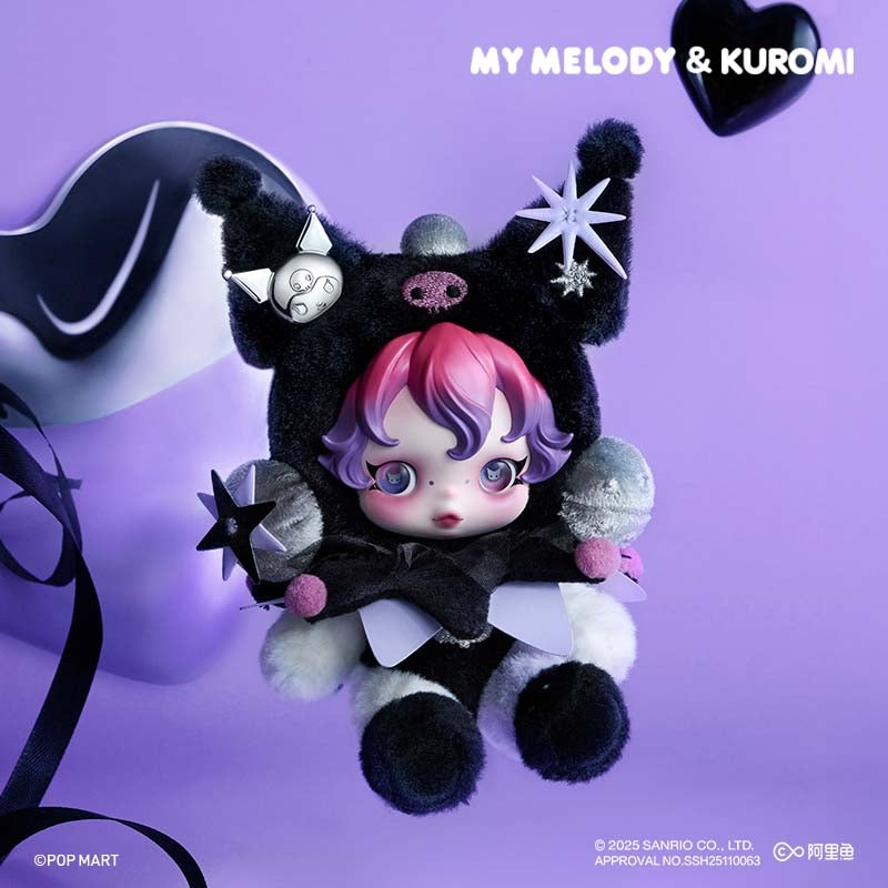 【preorder December 26】POP MART Skullpanda x KUROMI or MY MELODY Hanging Card Dolls