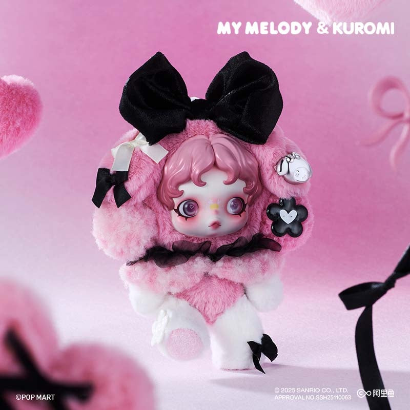 【preorder December 26】POP MART Skullpanda x KUROMI or MY MELODY Hanging Card Dolls