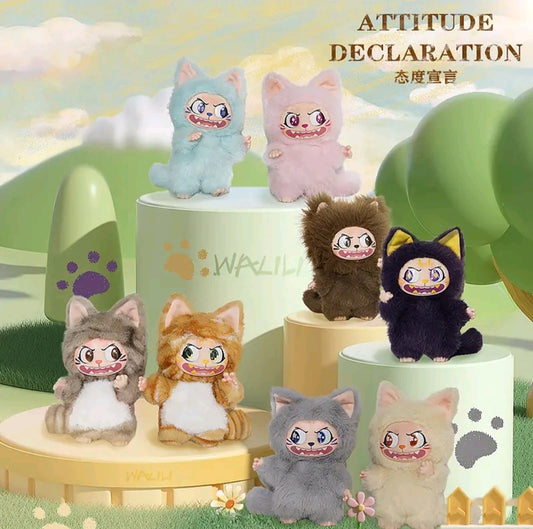 WALILI Attitute Declaration Plush Series toy surprise box Dolls