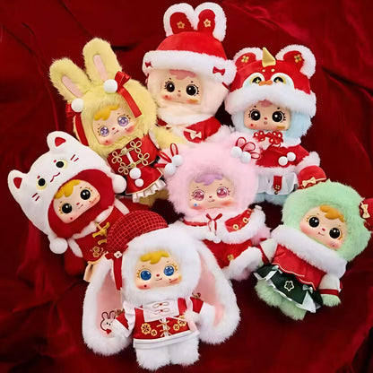 Samuel Auspicious Snow Greets the Spring Festival 400% Plush Series toy surprise box Dolls