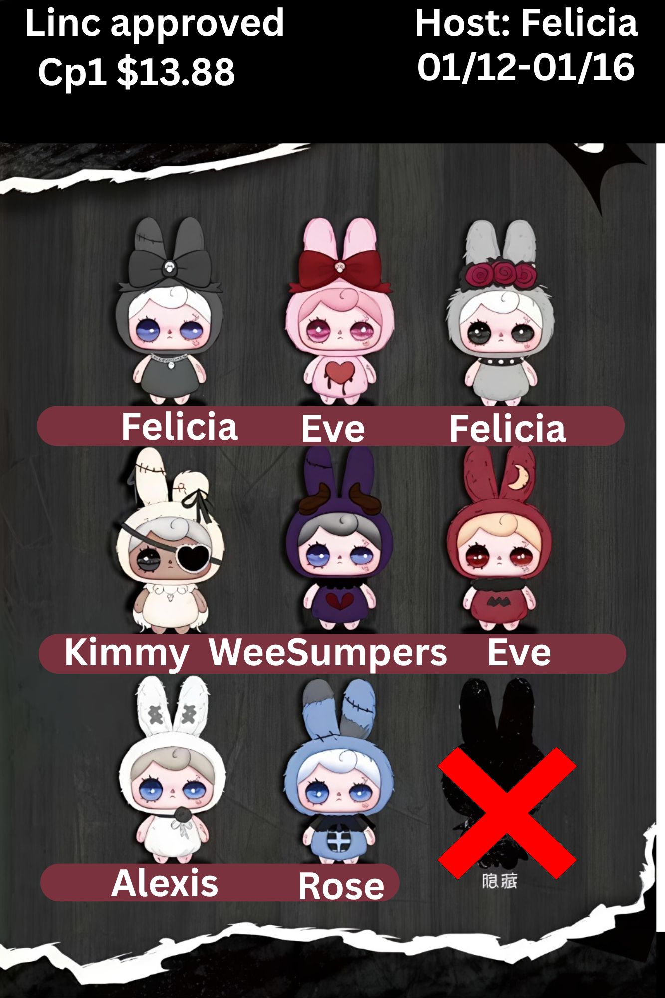 Yuna Nightfall Plush Series toy surprise box Dolls