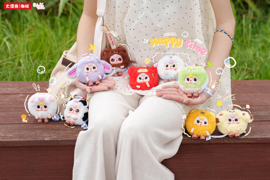 【preorder】Baby Three Round Beast Plush Series toy surprise box Dolls