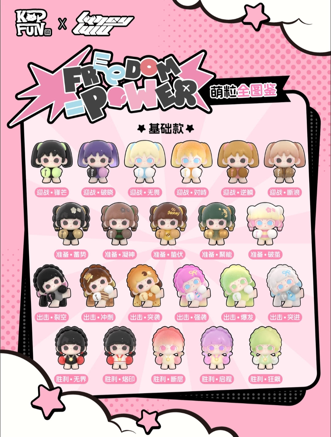 【Discount sale】Lancy Lulu Freedom Power Minibean Series toy surprise box Dolls
