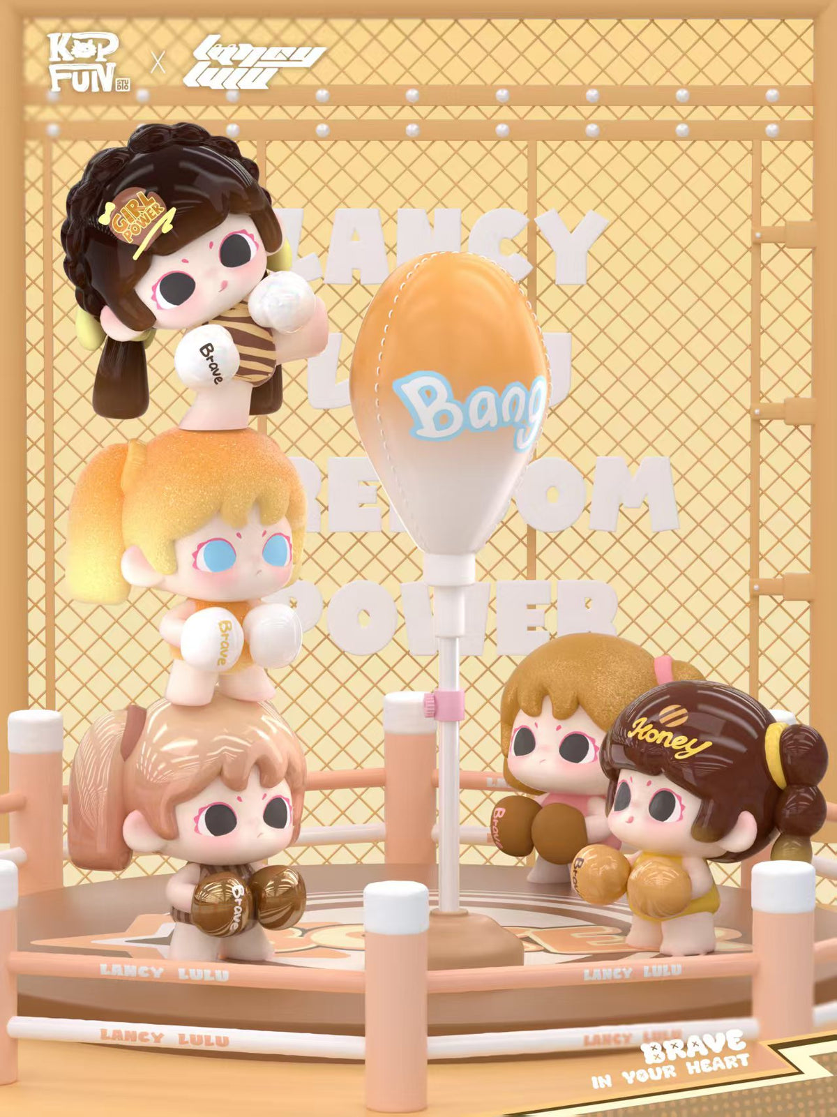 【Discount sale】Lancy Lulu Freedom Power Minibean Series toy surprise box Dolls